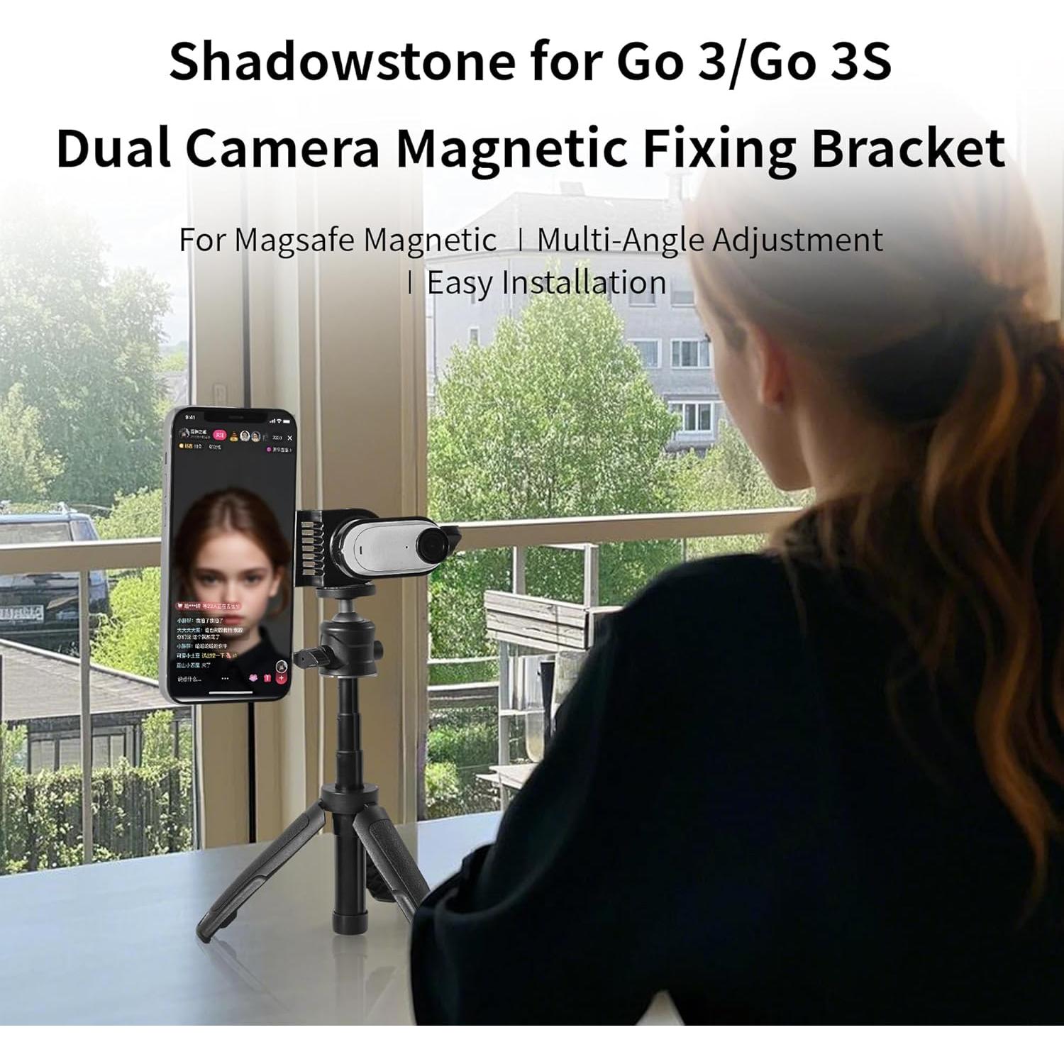 Soporte Magnético Ajustable STARTRC para Insta360 GO3/3S