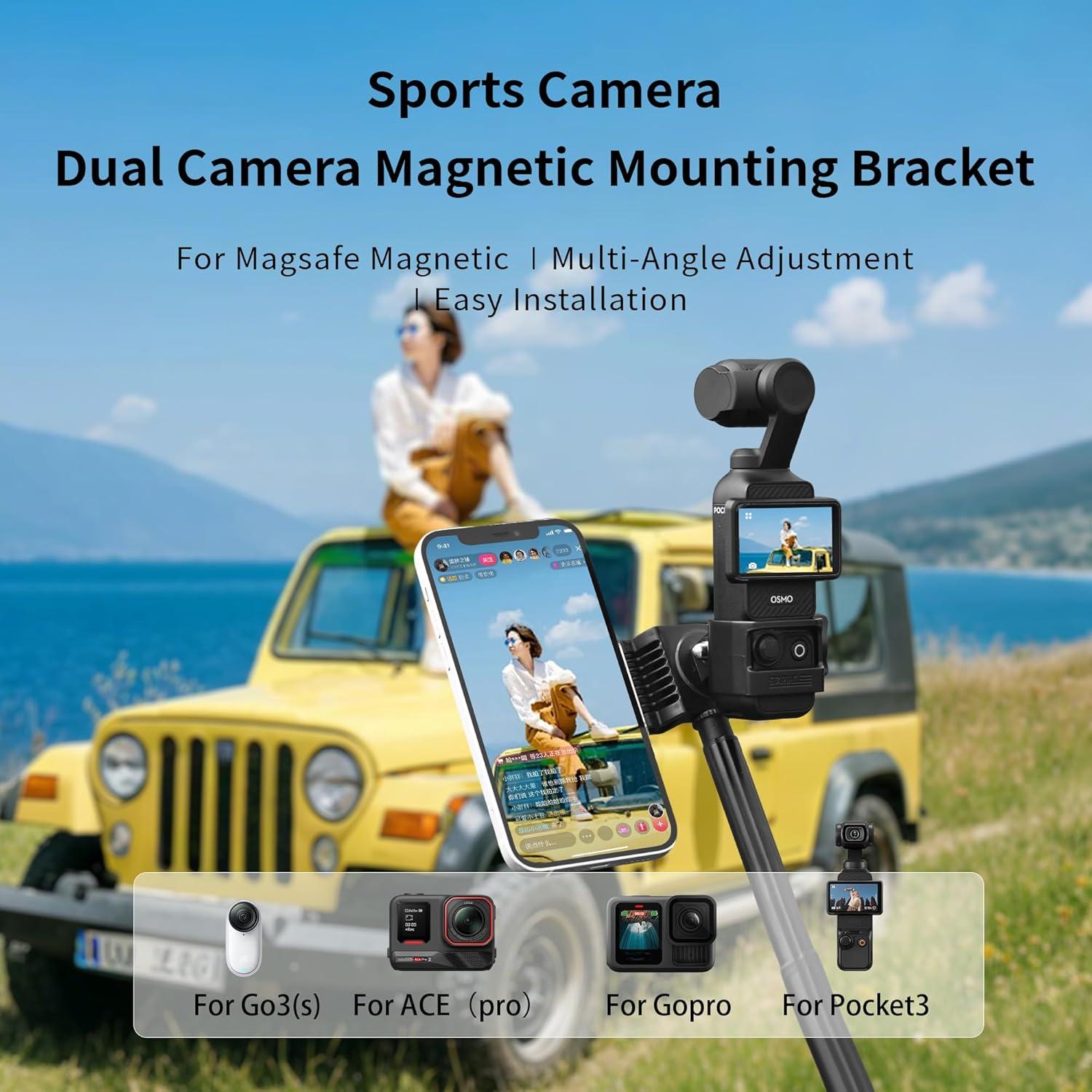 Soporte Magnético Ajustable STARTRC para Insta360 GO3/3S