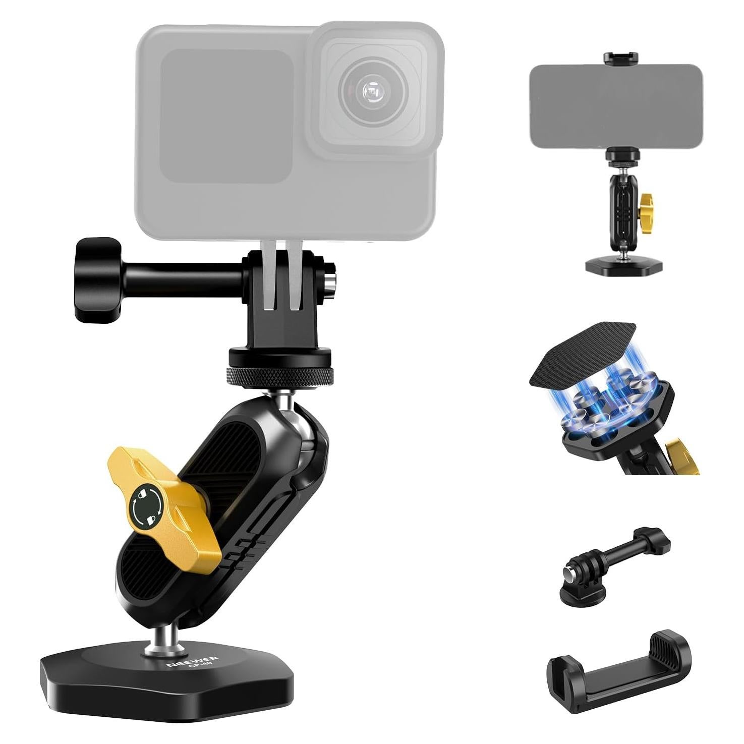 Kit de Montaje Magnético Neewer para Cámara de Acción GP-40