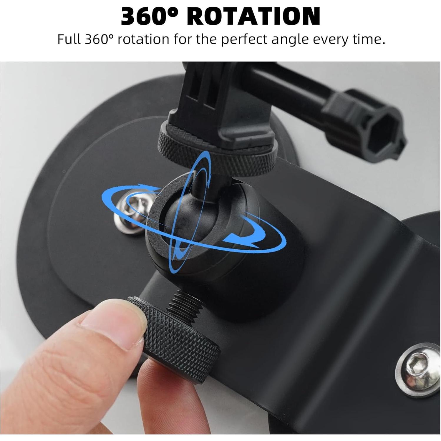 Soporte Magnético para Coche BRDRC para GoPro y Teléfonos