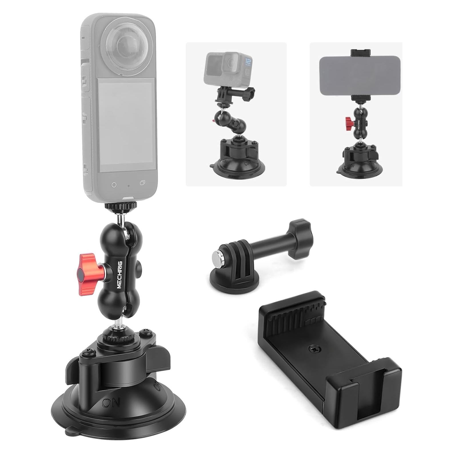 Soporte de Ventosa Mechrig para Cámara y Teléfono 360°