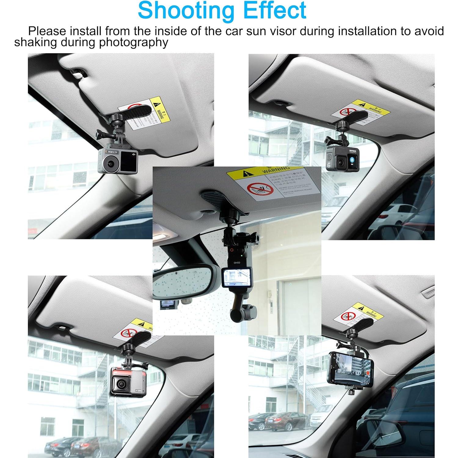 Soporte de cámara para visera PellKing DJI Osmo Pocket 3