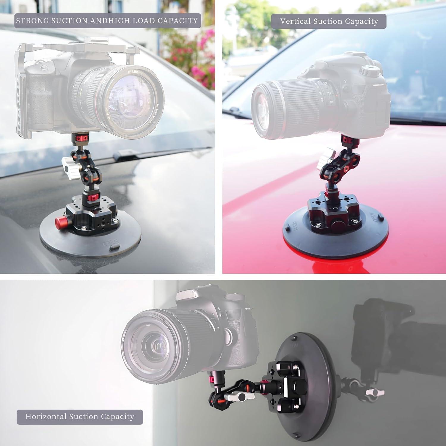 Soporte de Cámara con Ventosa FIFIELD 15.2 cm Ajustable