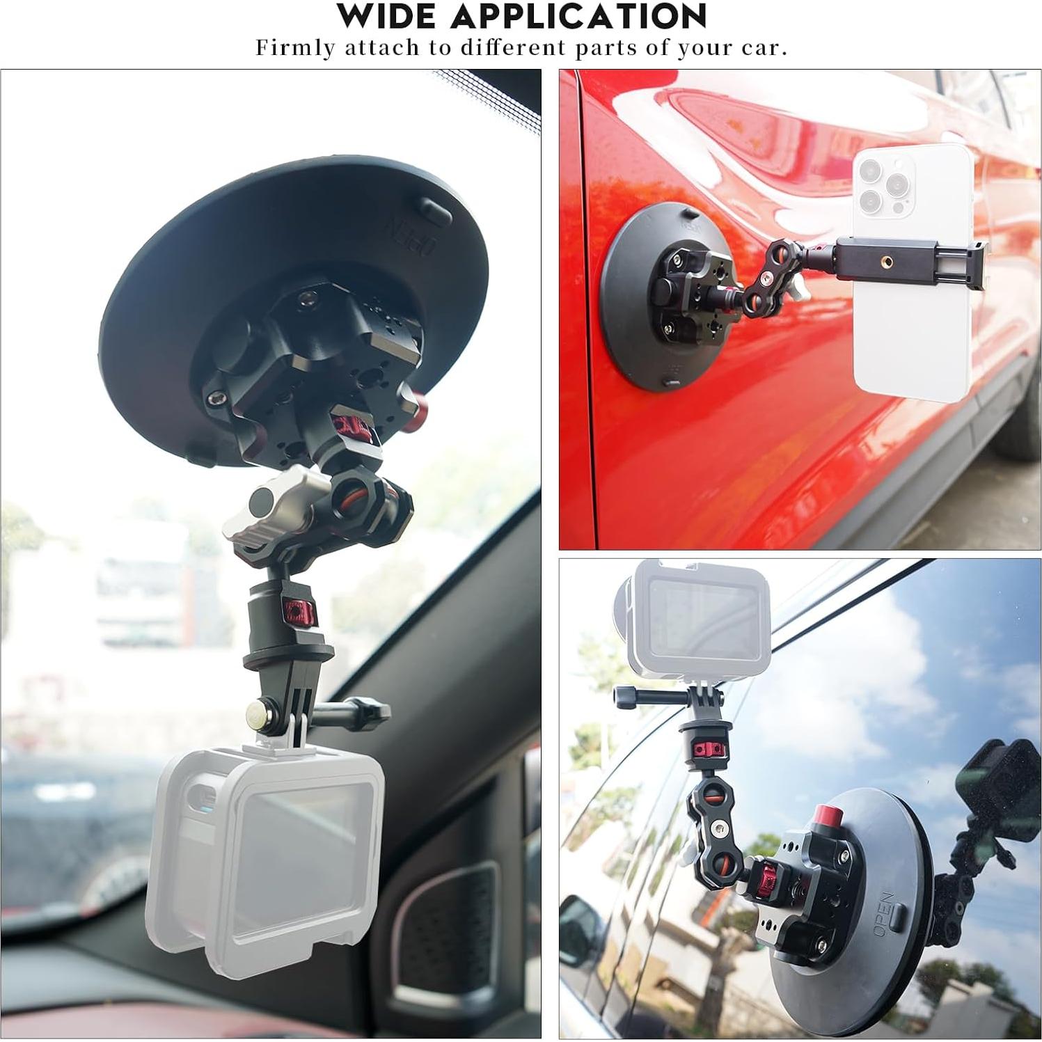 Soporte de Cámara con Ventosa FIFIELD 15.2 cm Ajustable