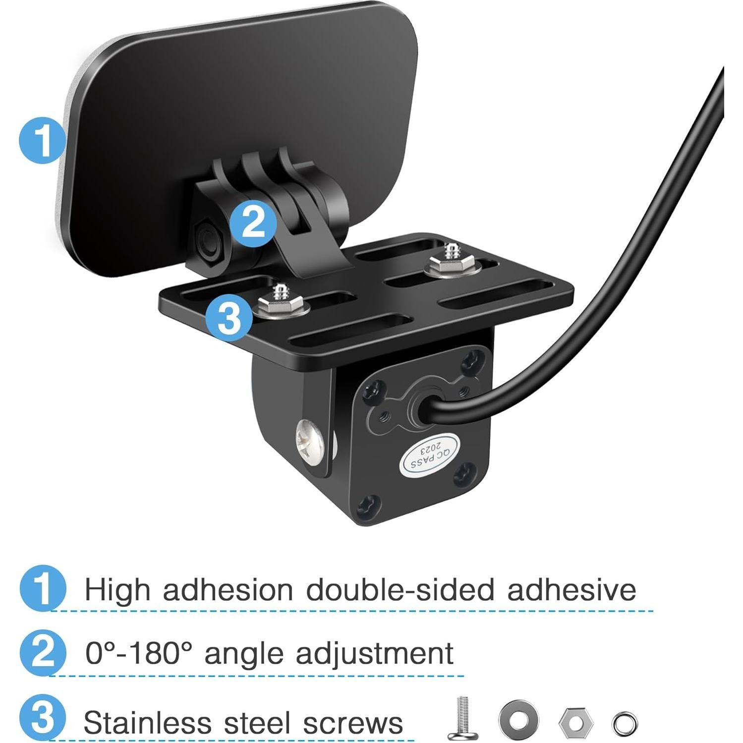 Soporte de cámara trasera para dash cam Shenzhenshi - 2 PCS