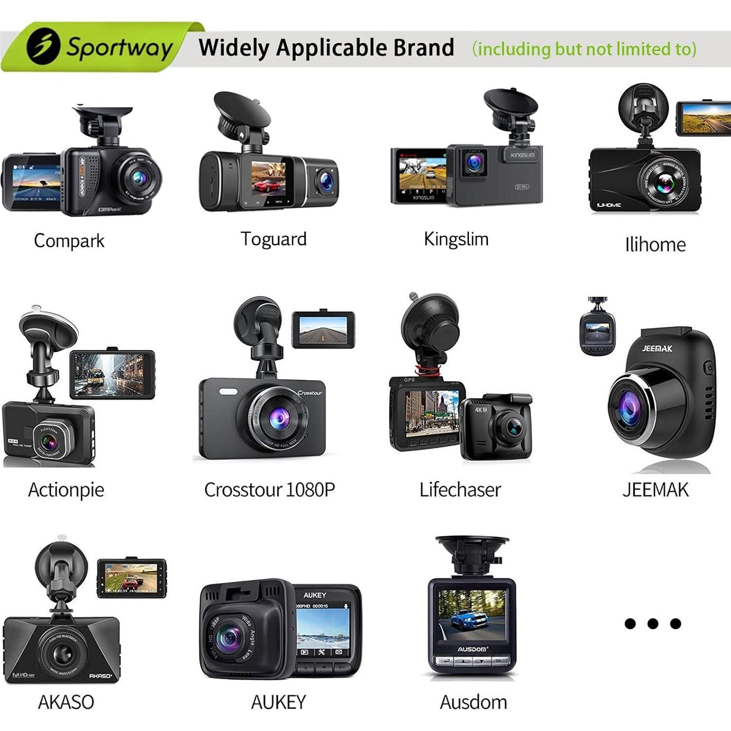 Soporte para cámara de tablero Sportway S10 Pro con ventosa