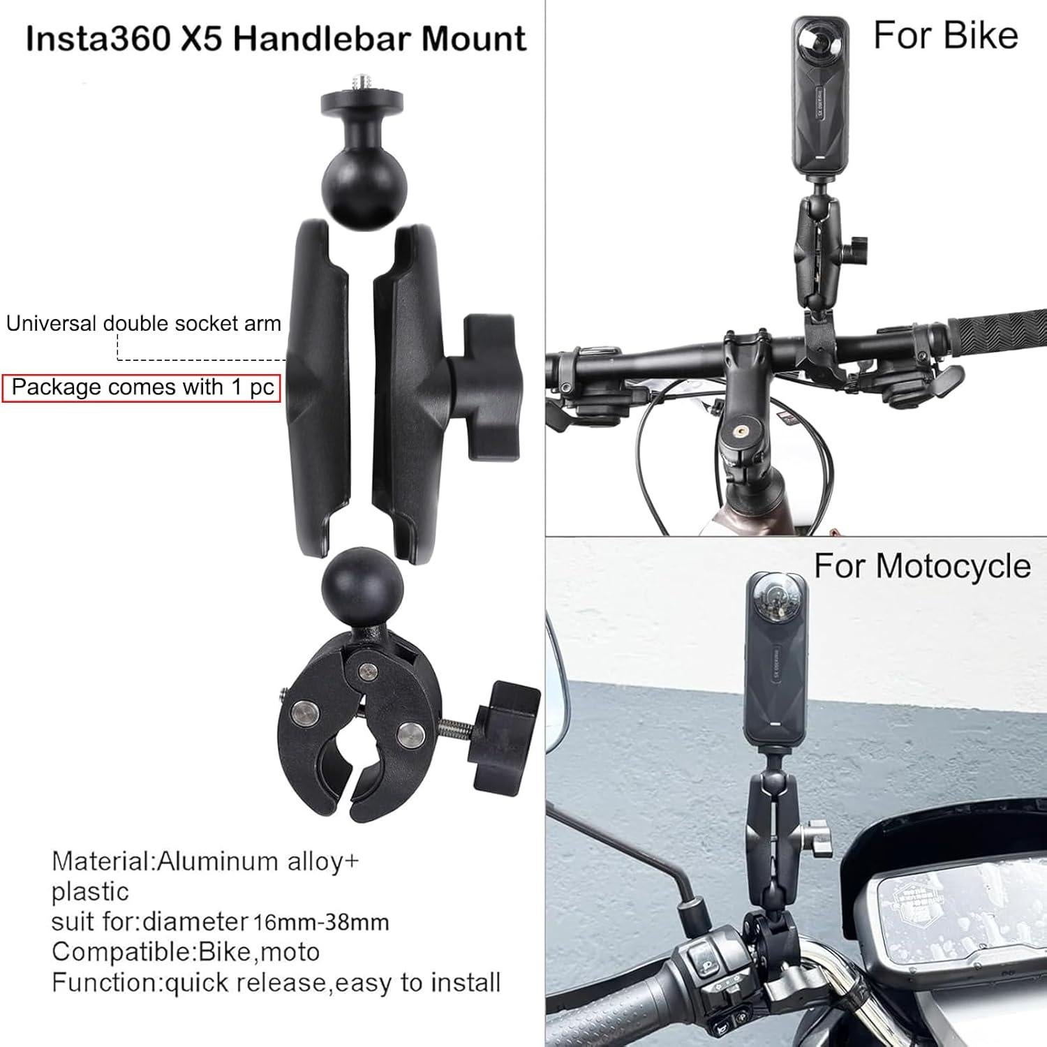 Kit de Montaje Magnético PellKing para Insta360 X5/X4/X3