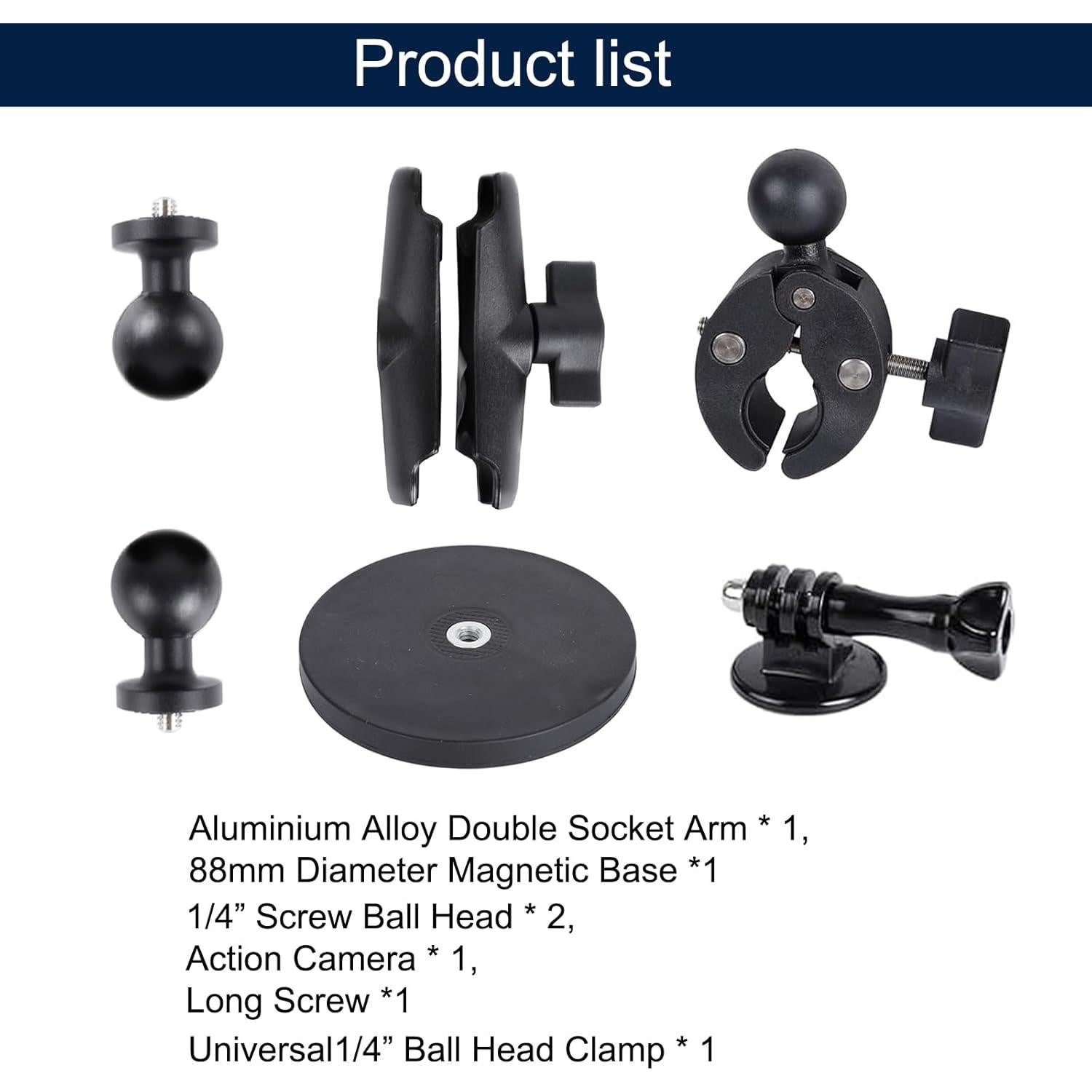 Kit de Montaje Magnético PellKing para Insta360 X5/X4/X3