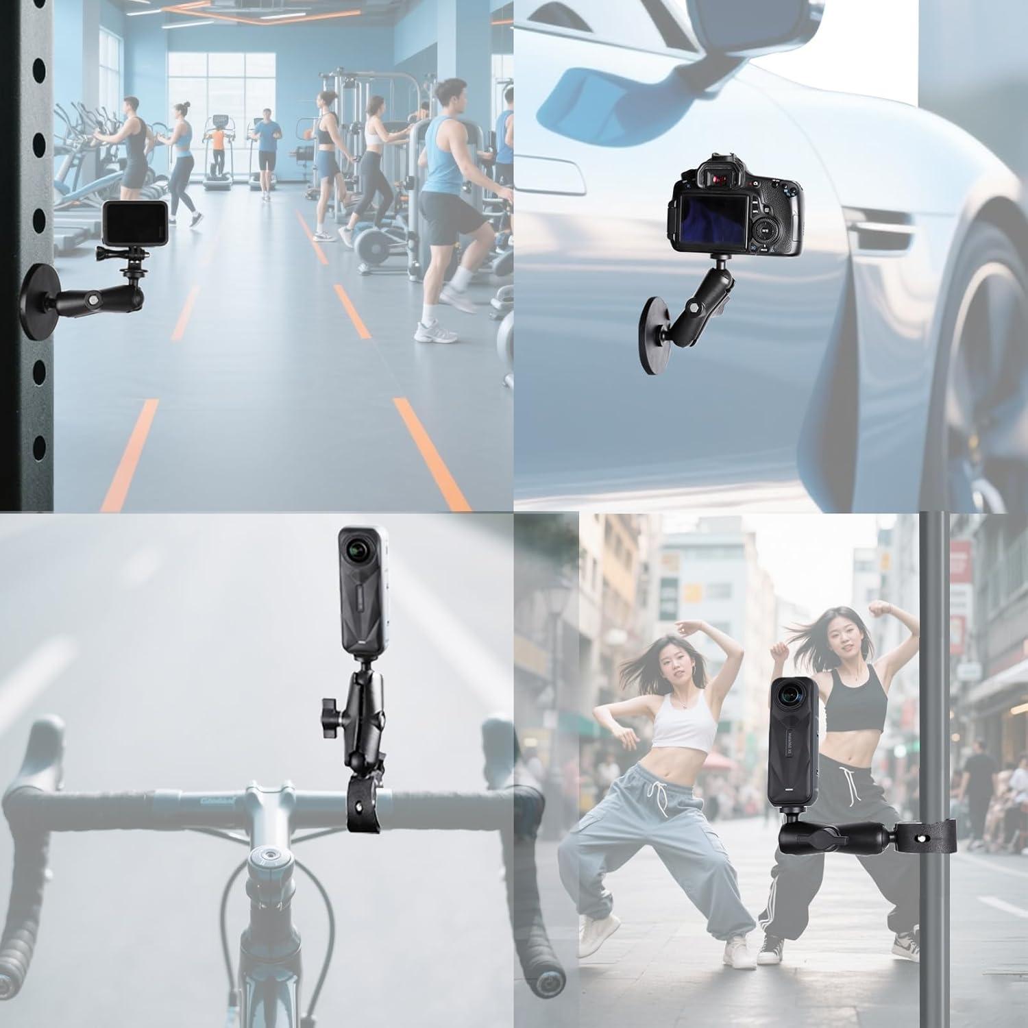 Kit de Montaje Magnético PellKing para Insta360 X5/X4/X3