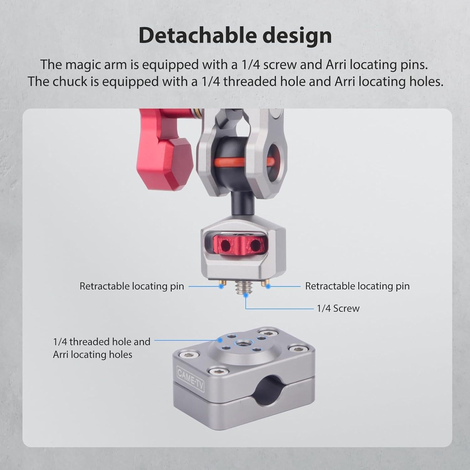 Soporte de Cámara Came-TV para Reposacabezas y Espejo 360°