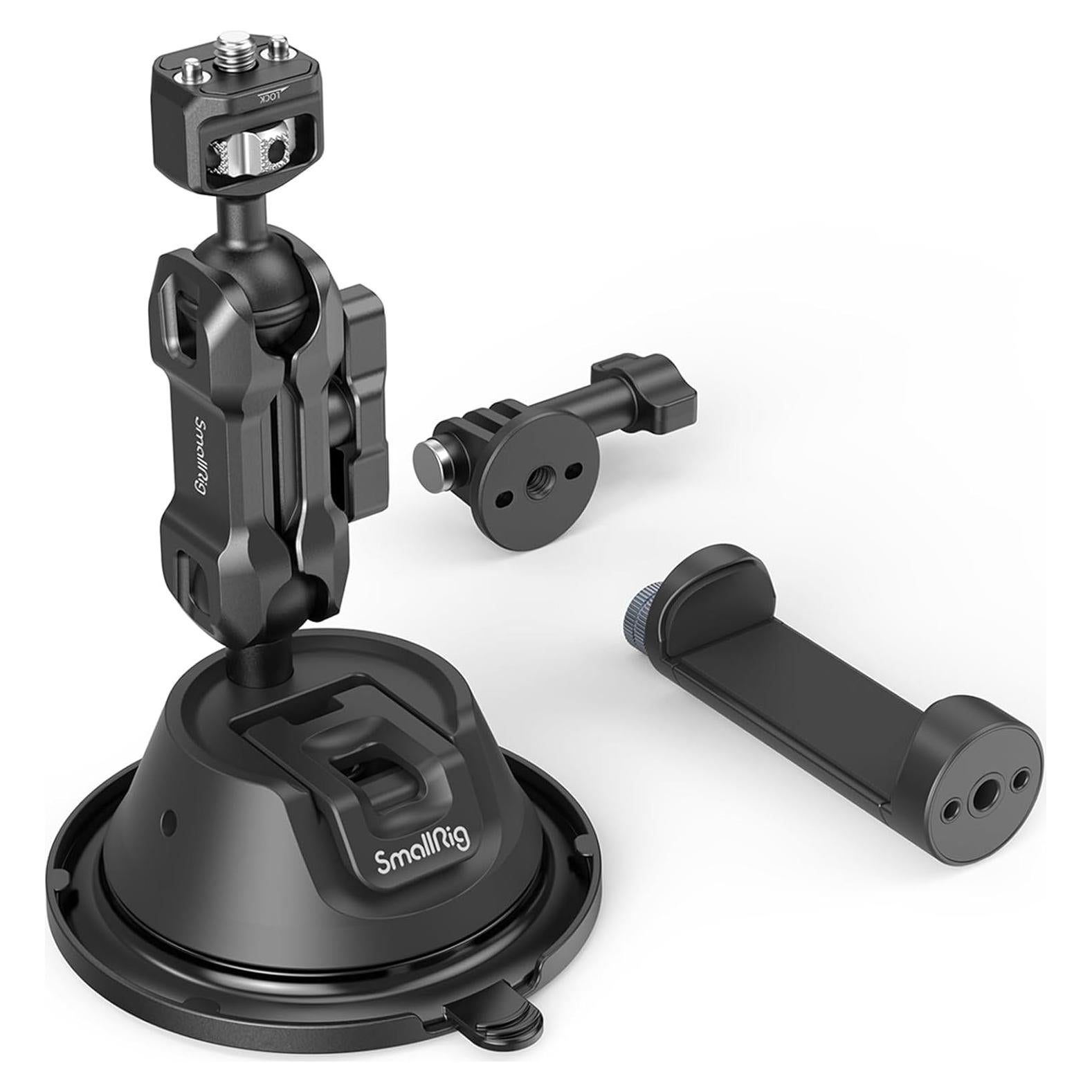 Soporte de Ventosa SMALLRIG para GoPro y Smartphone - 0.5kg