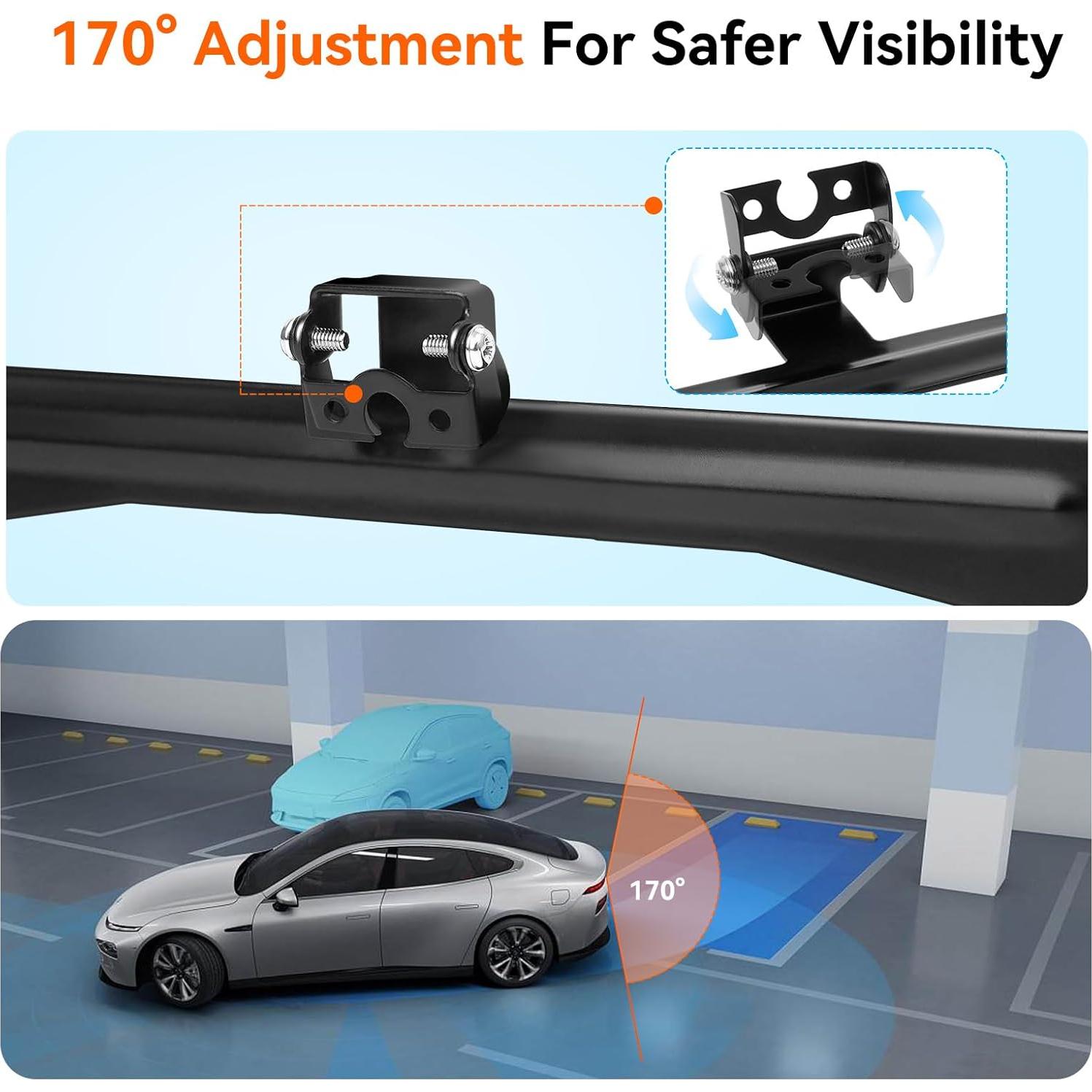 Soporte de Placa de Licencia para Cámara de Reversa Fnysmkv