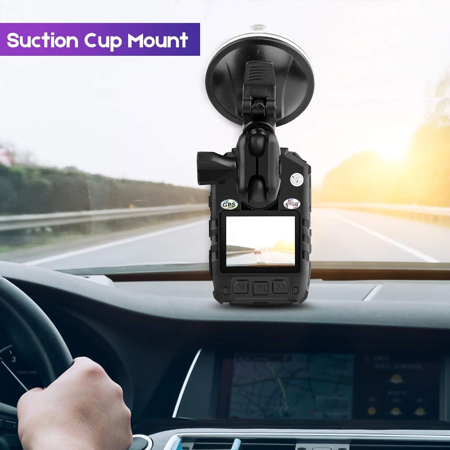 Kit de Accesorios CammPro para Cámara Corporal I826 - Soporte, Cargador y Clips