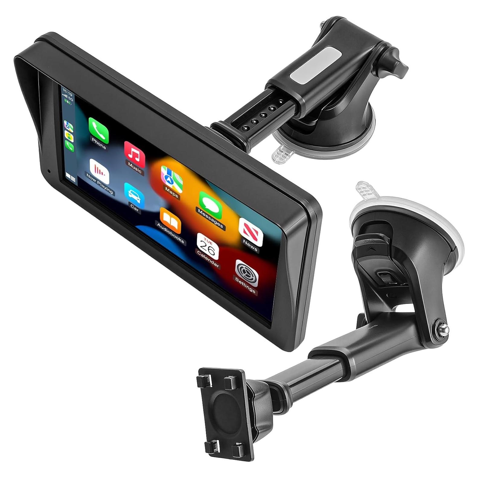 Soporte de Ventosa 1Zero para Pantallas CarPlay 18-28 cm