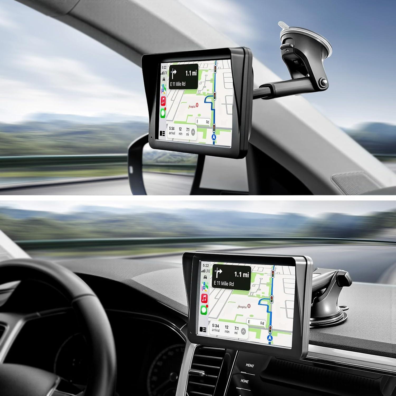 Soporte de Ventosa 1Zero para Pantallas CarPlay 18-28 cm