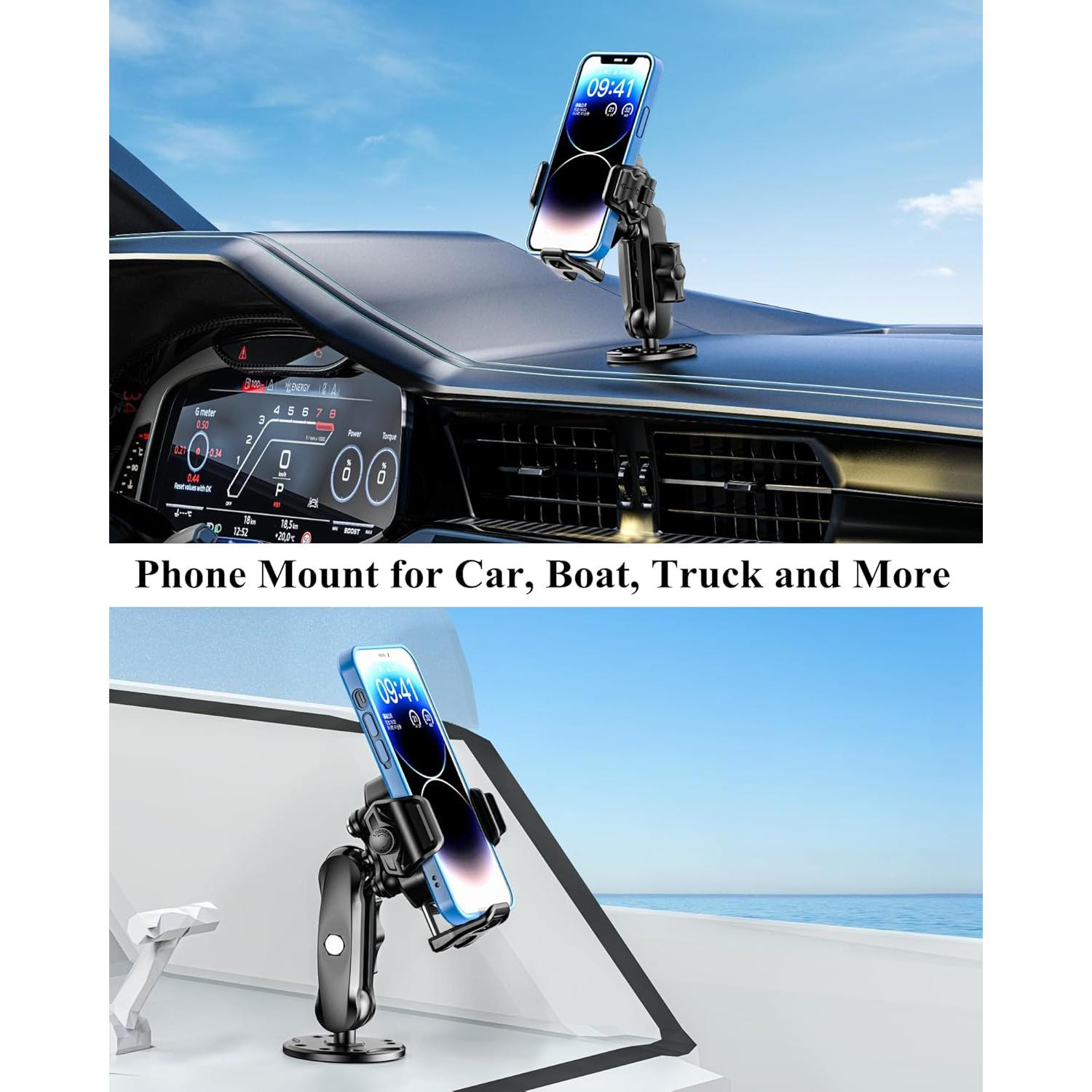 Soporte para Teléfono BRCOVAN Antirrobo con Amortiguador