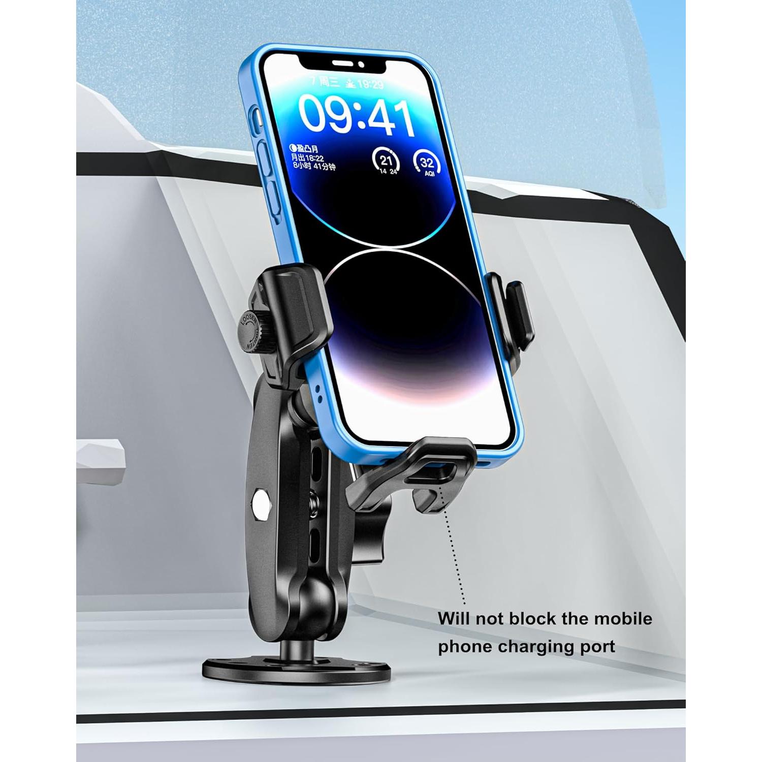 Soporte para Teléfono BRCOVAN Antirrobo con Amortiguador