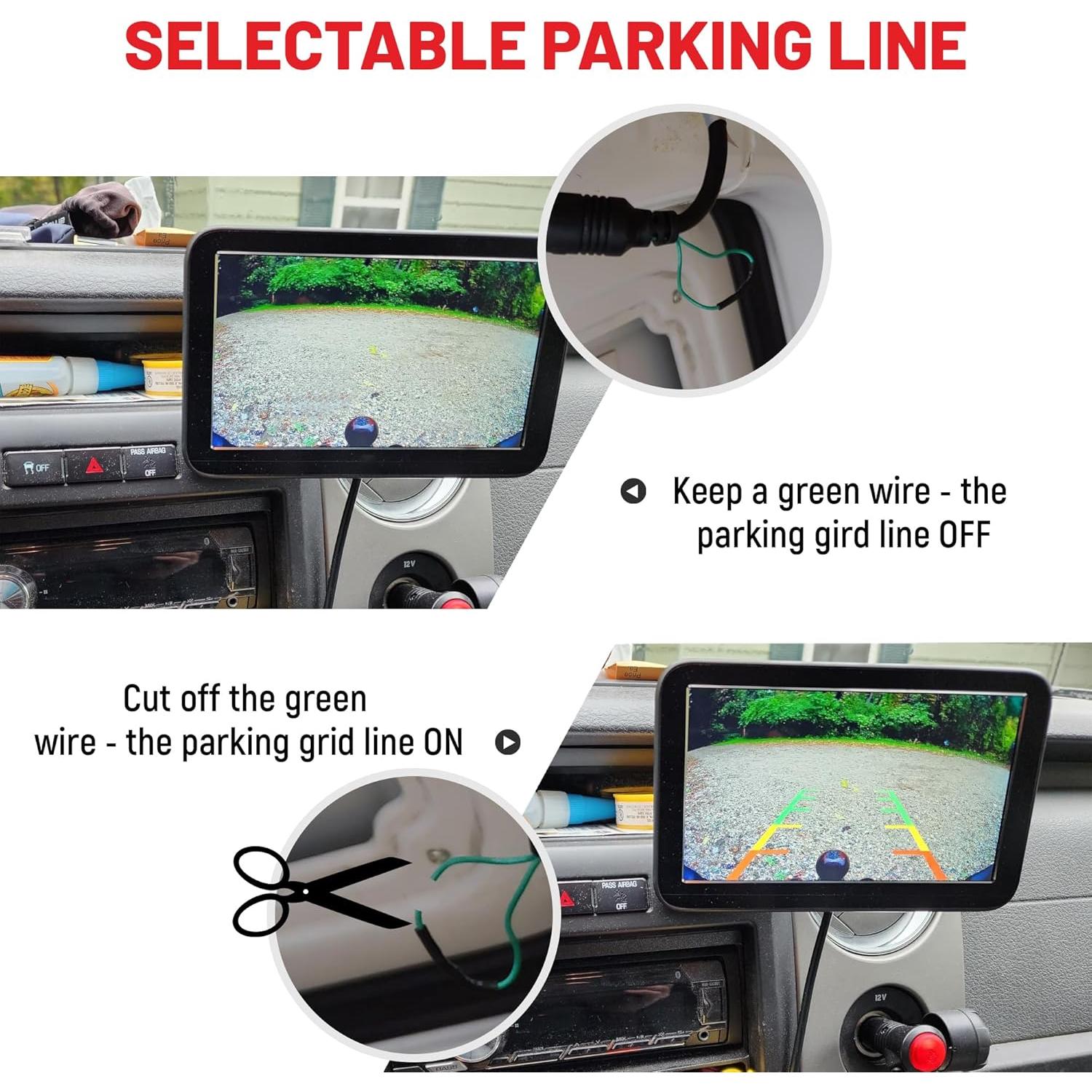 Cámara de Respaldo RED WOLF con Luz de Freno para Sprinter 2007-2018