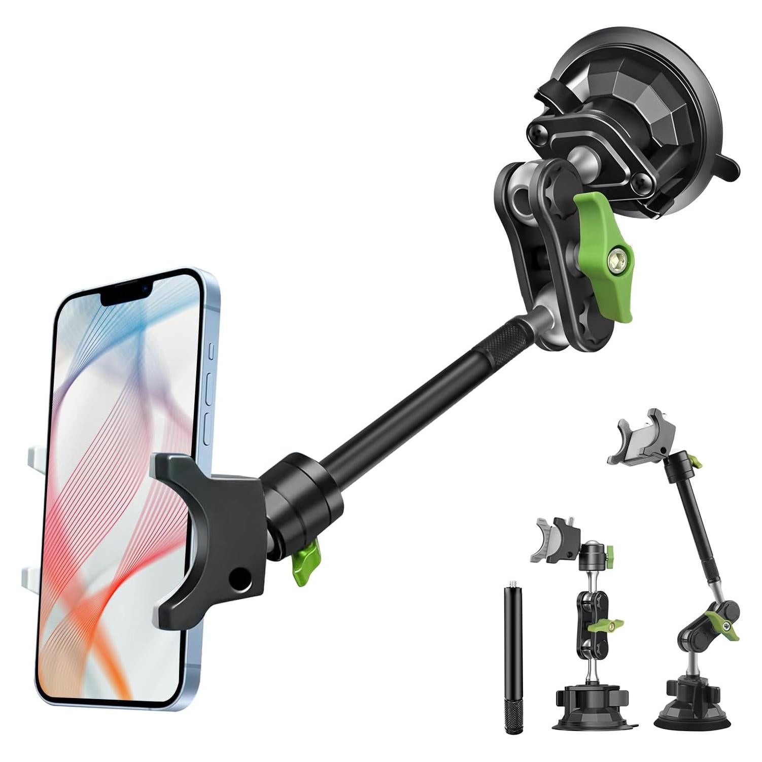 Soporte para Teléfono de Coche HEMMOTOP con Ventosa 30.48 cm