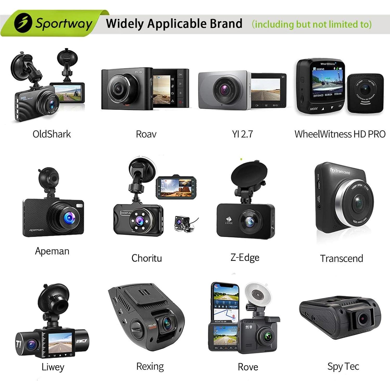 Soporte de Cámara Sportway S90 para Espejo Retrovisor - 360°