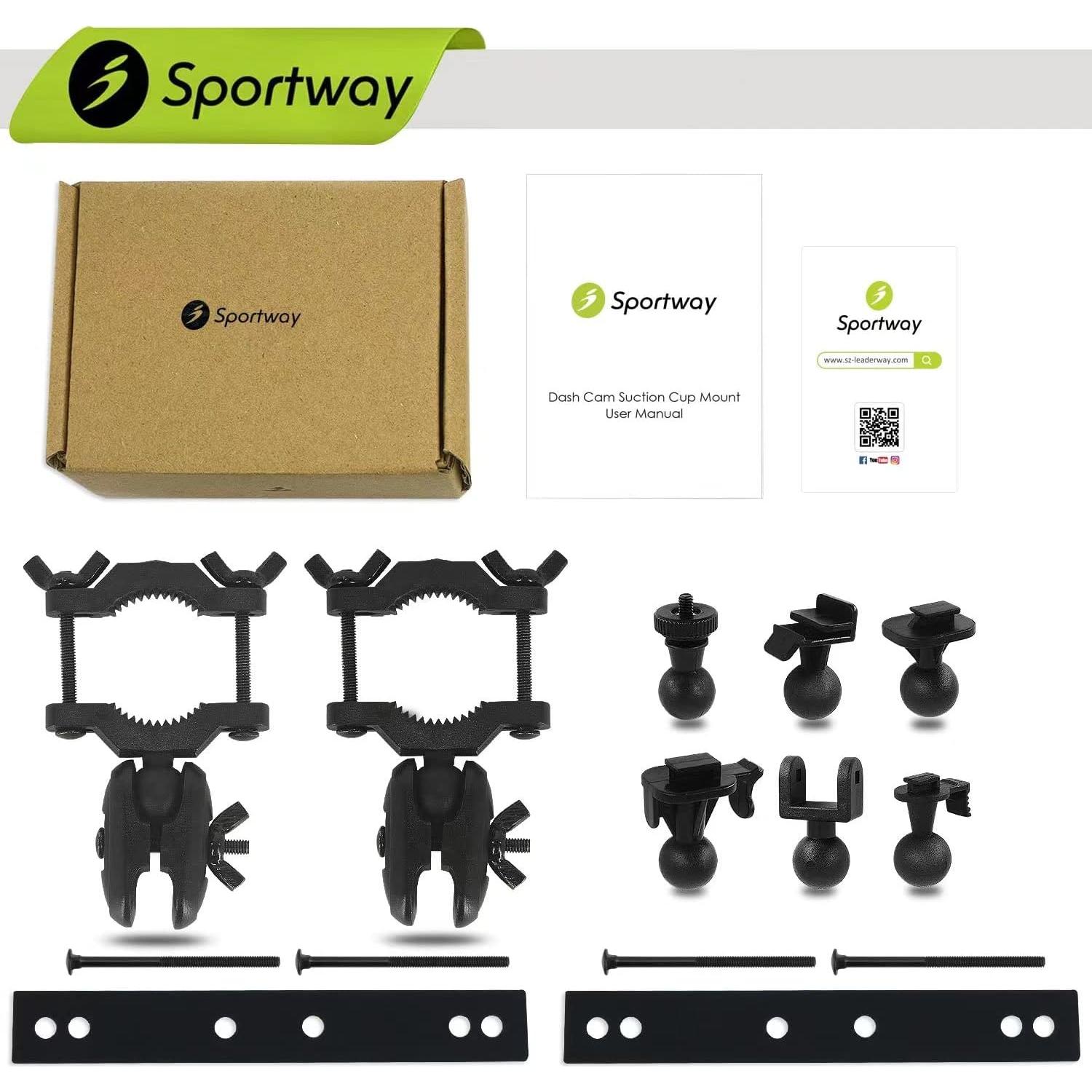 Soporte de Cámara Sportway S90 para Espejo Retrovisor - 360°