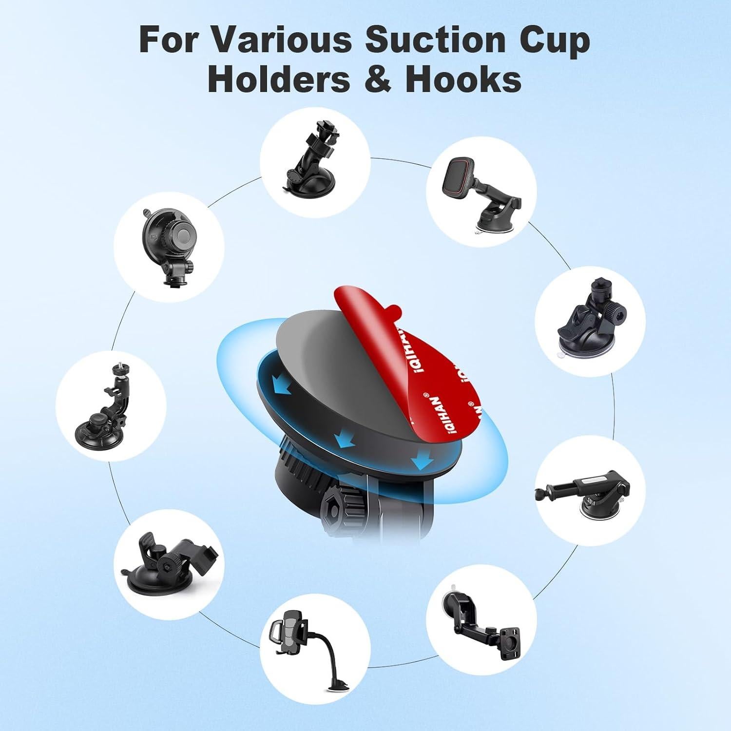 Almohadillas Adhesivas Doble Cara 70mm Promkig - 6 Piezas