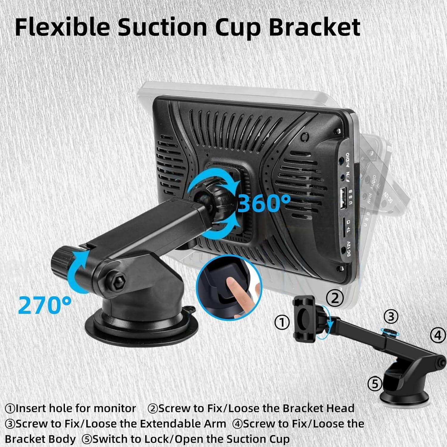 Soporte de Pantalla Carplay Epronic CD3 - 2 Pcs, Universal 17mm