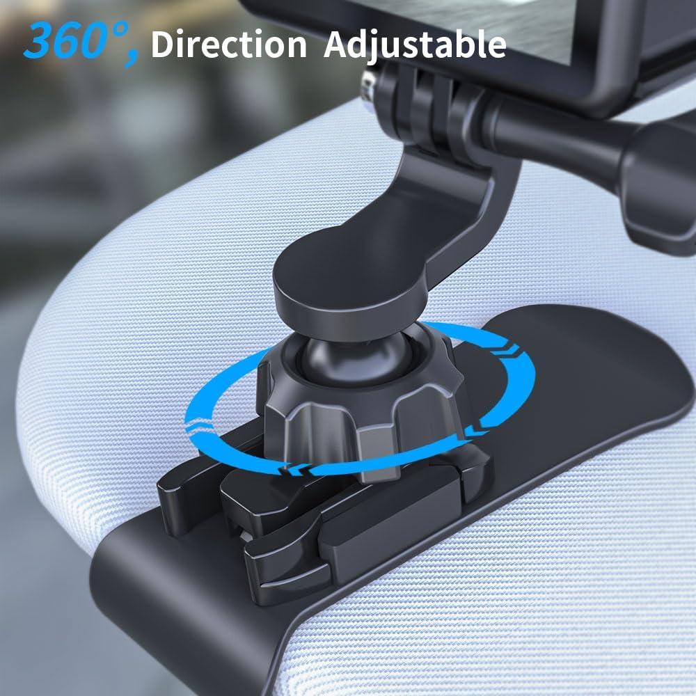 Soporte de Visera para Coche GUOYU SKEZN-CVM 360° Compatible GoPro