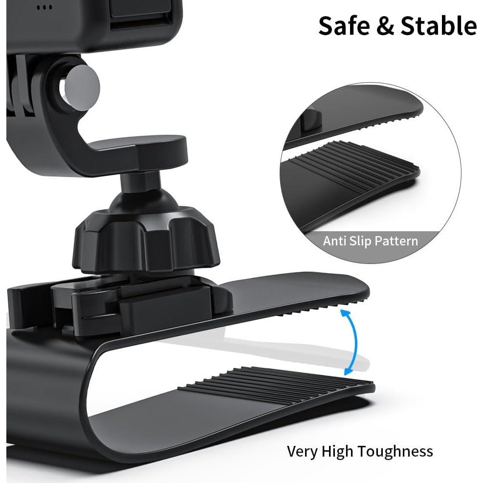 Soporte de Visera para Coche GUOYU SKEZN-CVM 360° Compatible GoPro