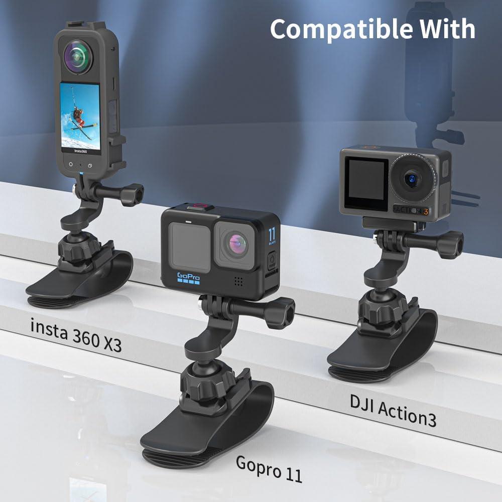 Soporte de Visera para Coche GUOYU SKEZN-CVM 360° Compatible GoPro