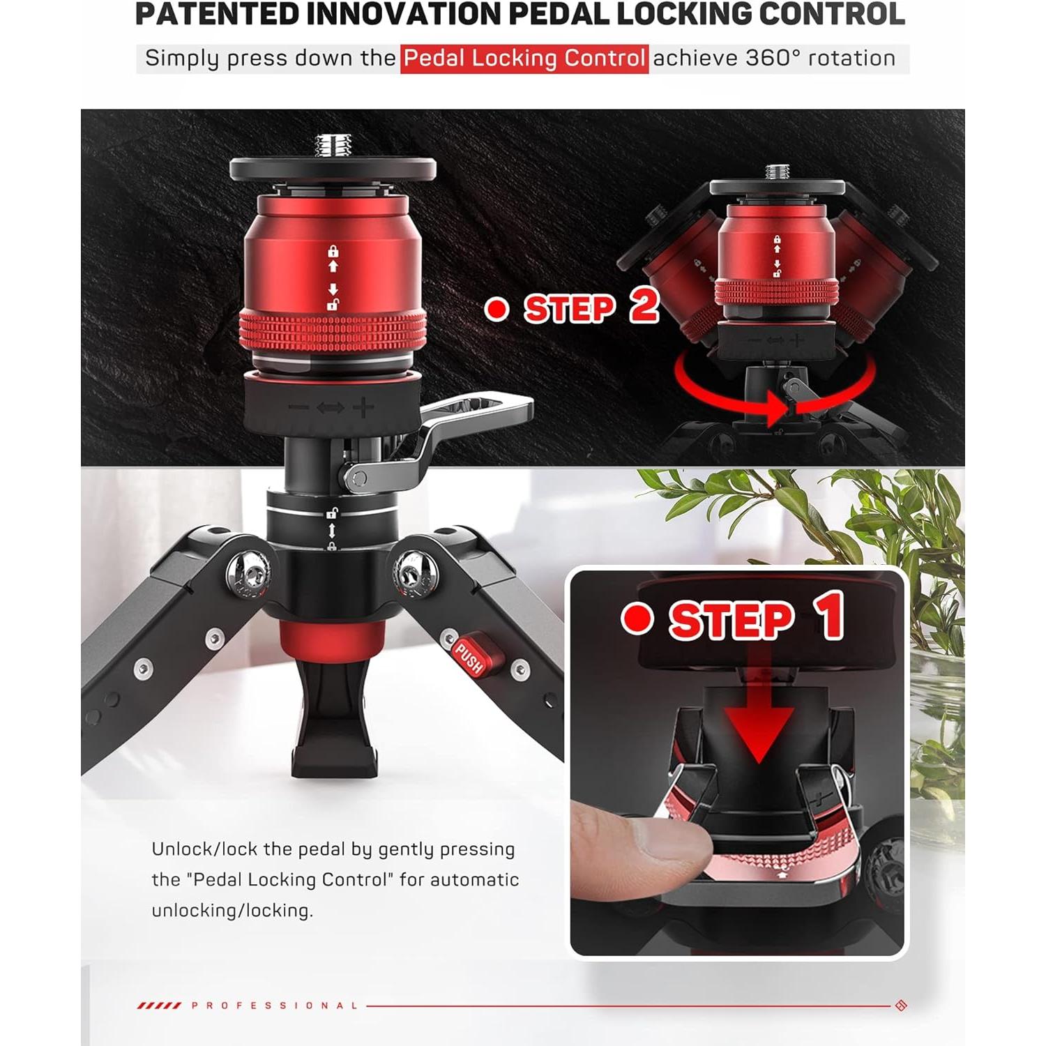 Trípode de Mesa IFOOTAGE BASE-P Profesional 0.7 kg