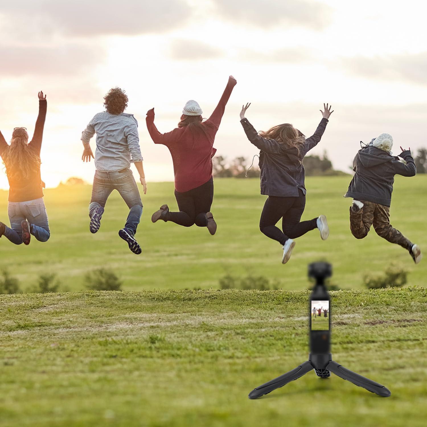 Mini Trípode Portátil BOXOB para DJI Osmo Pocket 2 y 3 - ABS Negro