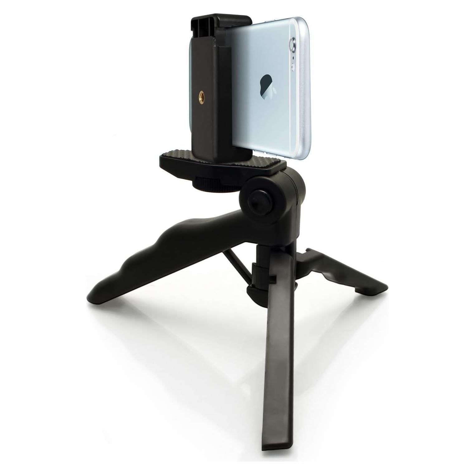 Trípode de Mesa Ajustable Acuvar 16.5 cm + Soporte Smartphone