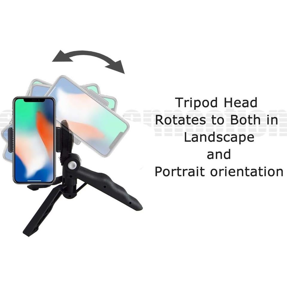 Trípode de Mesa Ajustable Acuvar 16.5 cm + Soporte Smartphone