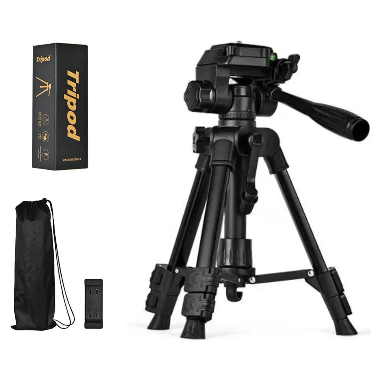 Trípode de mesa y viaje OBELGEOYA 63 cm para DSLR y teléfono