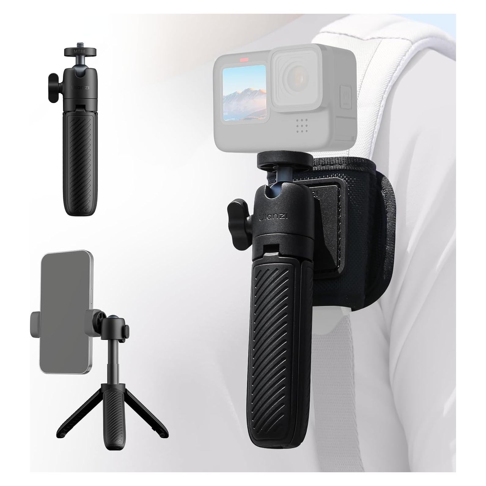 Trípode ULANZI MT88 para Cámara y Smartphone, Compacto y Portátil