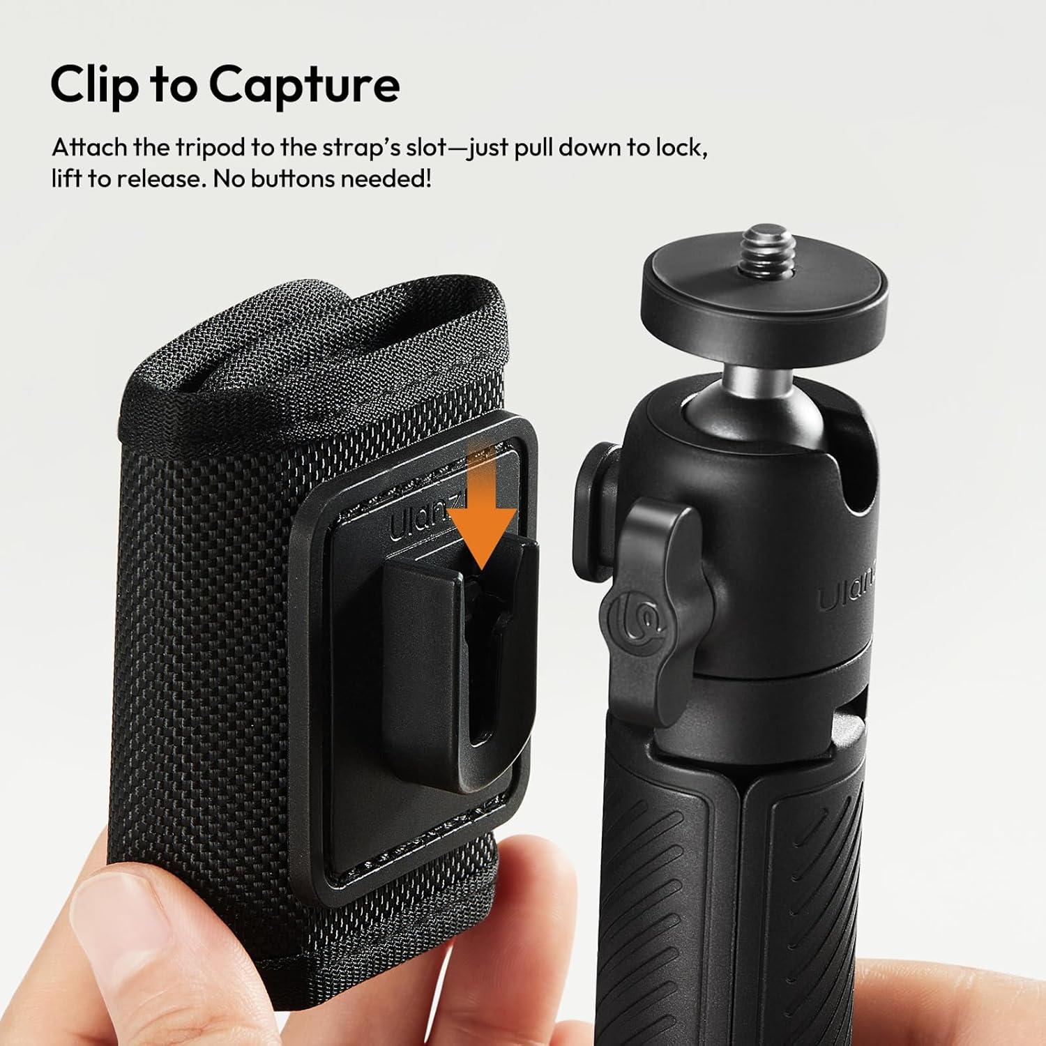 Trípode ULANZI MT88 para Cámara y Smartphone, Compacto y Portátil