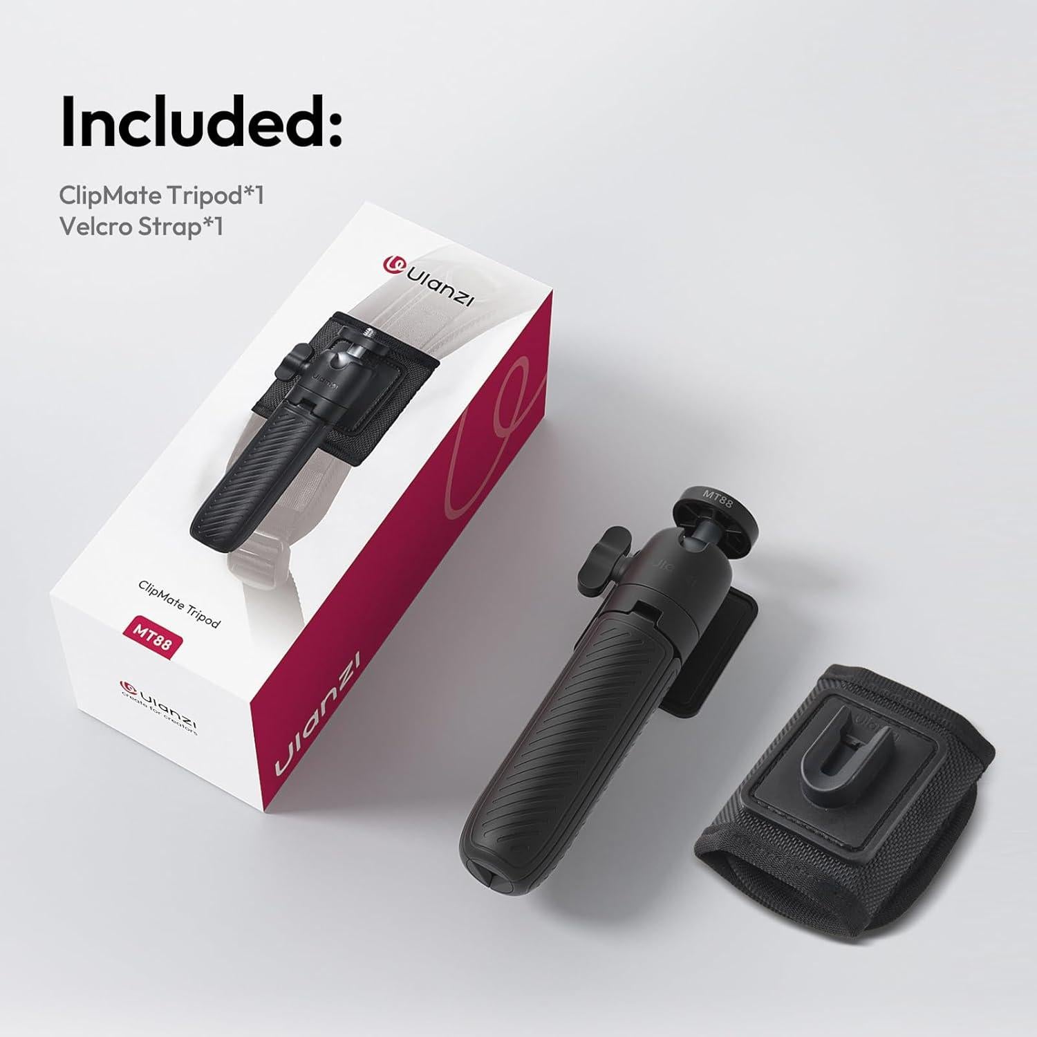 Trípode ULANZI MT88 para Cámara y Smartphone, Compacto y Portátil