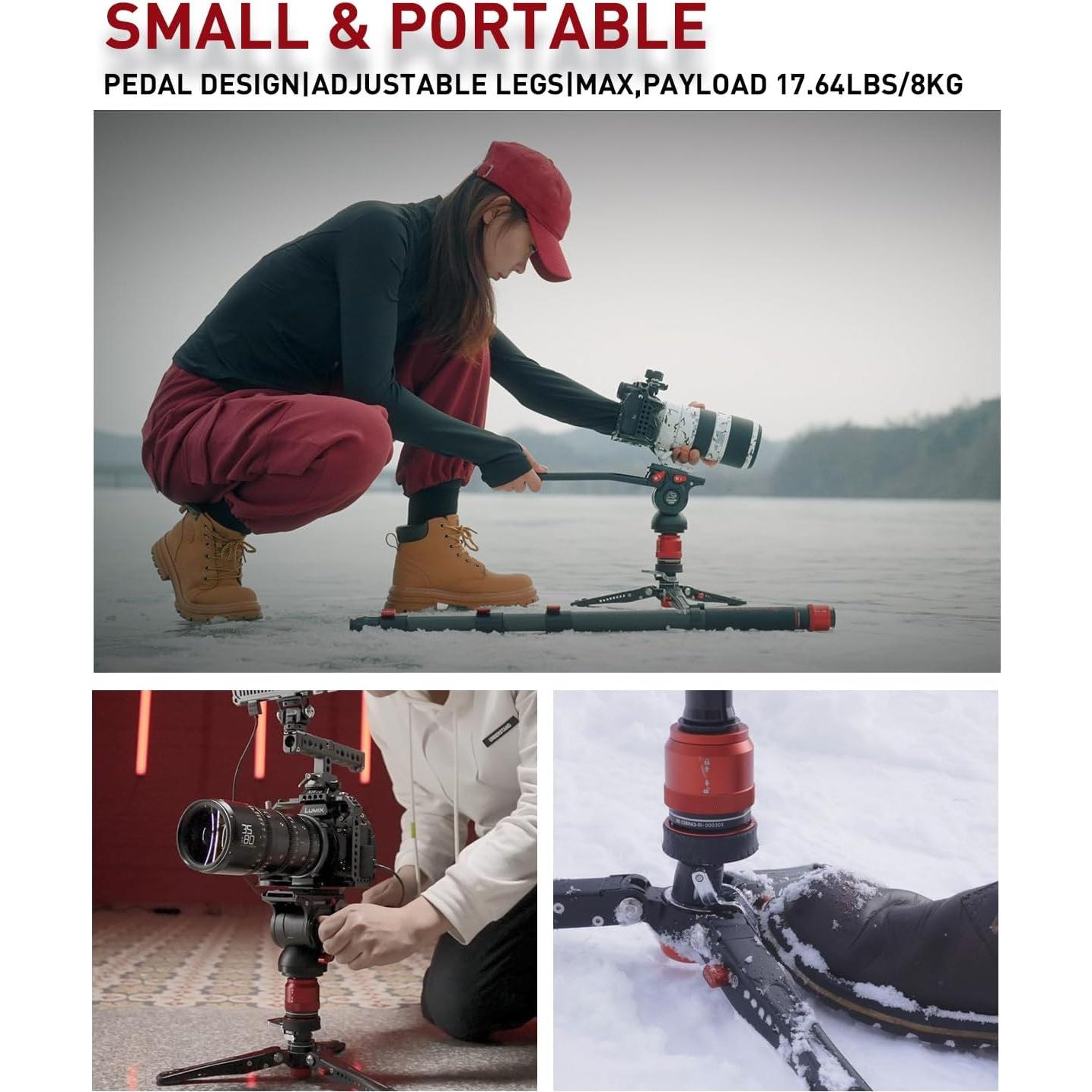 Mini Trípode de Escritorio IFOOTAGE Cobra 3 Base-P 8kg