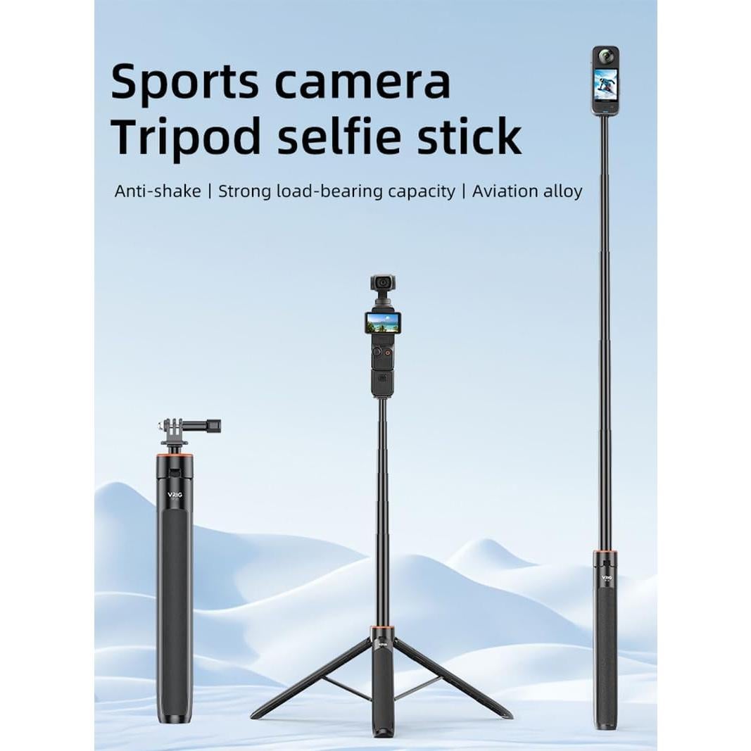 Palo de Extensión BTG para Cámara Deportiva Pocket 3 - 139.7 cm