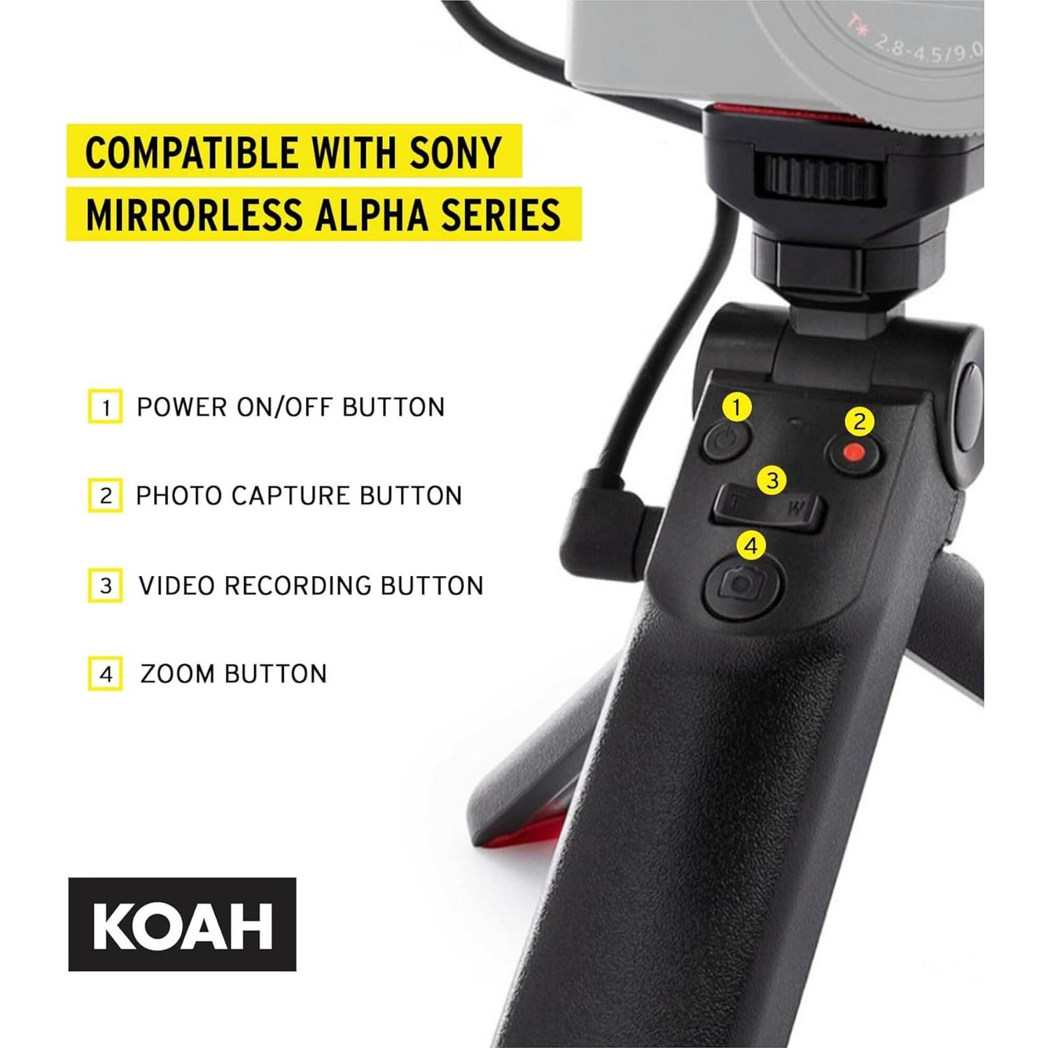 Soporte de Cámara Koah KO-VLOGGER para Vlogging y Trípode Mini