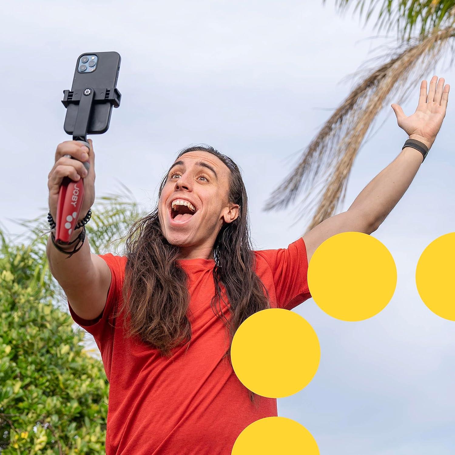 Trípode de Mesa JOBY HandyPod 2 Rojo para Teléfonos y Cámaras