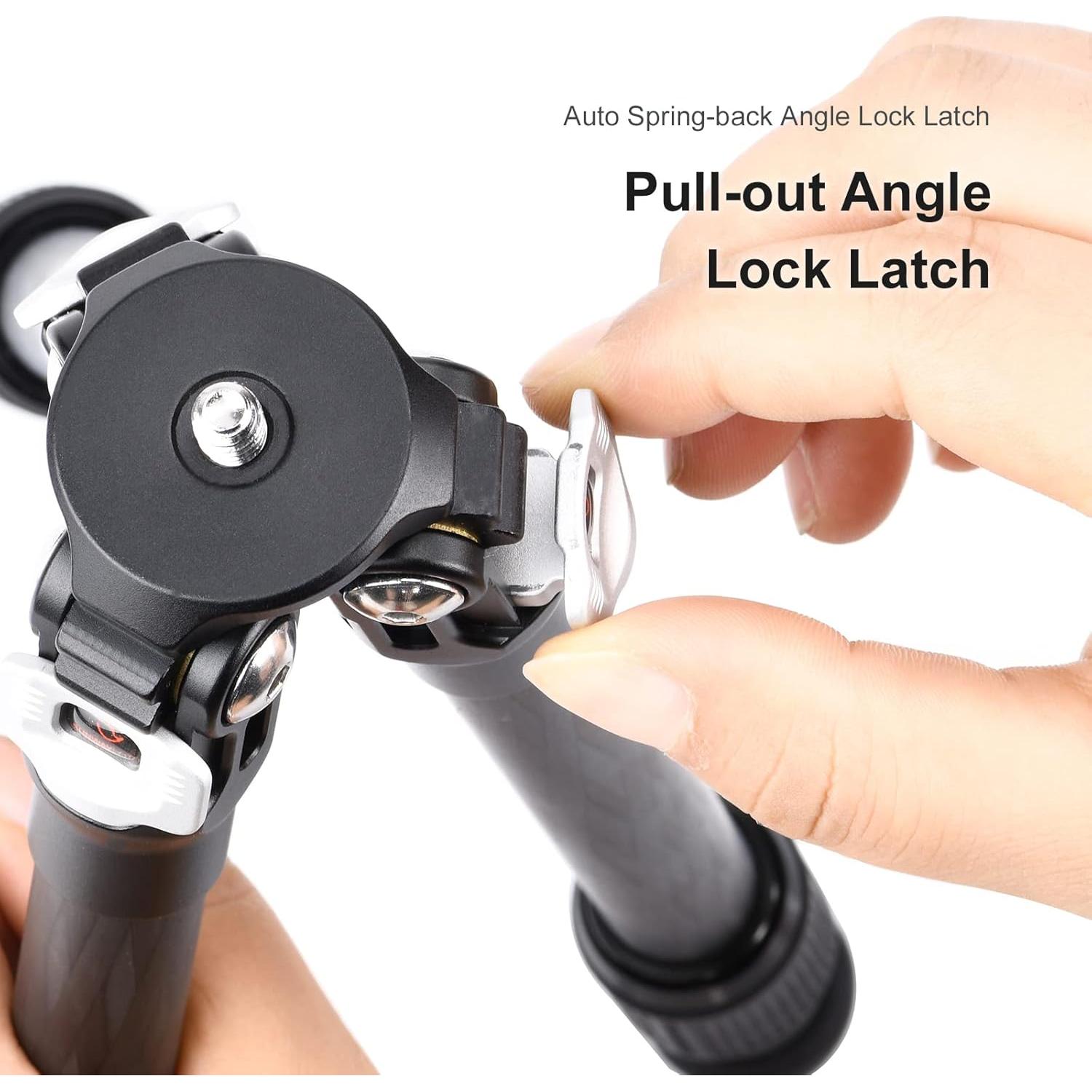 Trípode Mini de Fibra de Carbono T16C20N II para DSLR 10kg