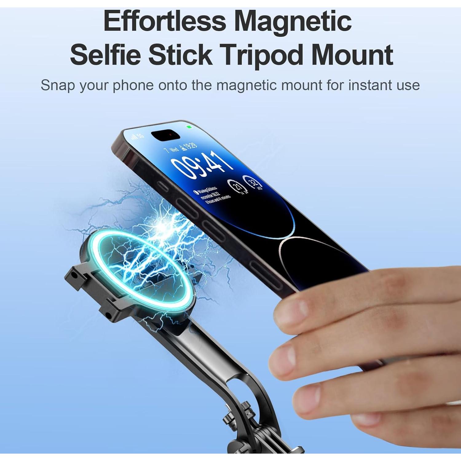 Soporte de trípode magnético para selfies Union C20 con luz