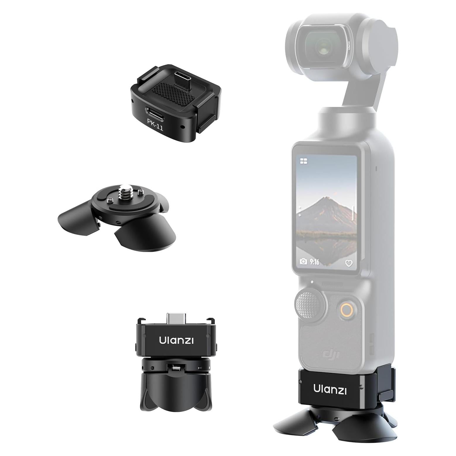 Kit Mini Trípode ULANZI PK-08 y PK-11 para DJI Osmo Pocket 3