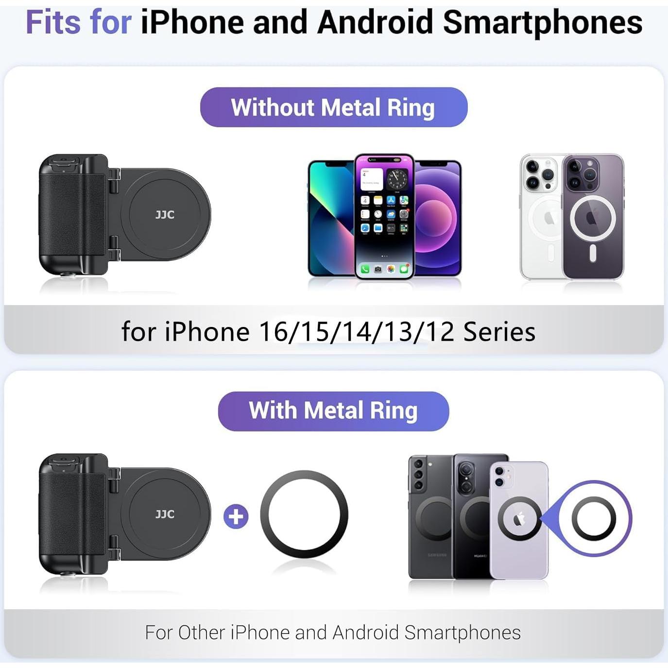 Soporte Magnético para Smartphone Jinjiacheng Rosa con Control Remoto