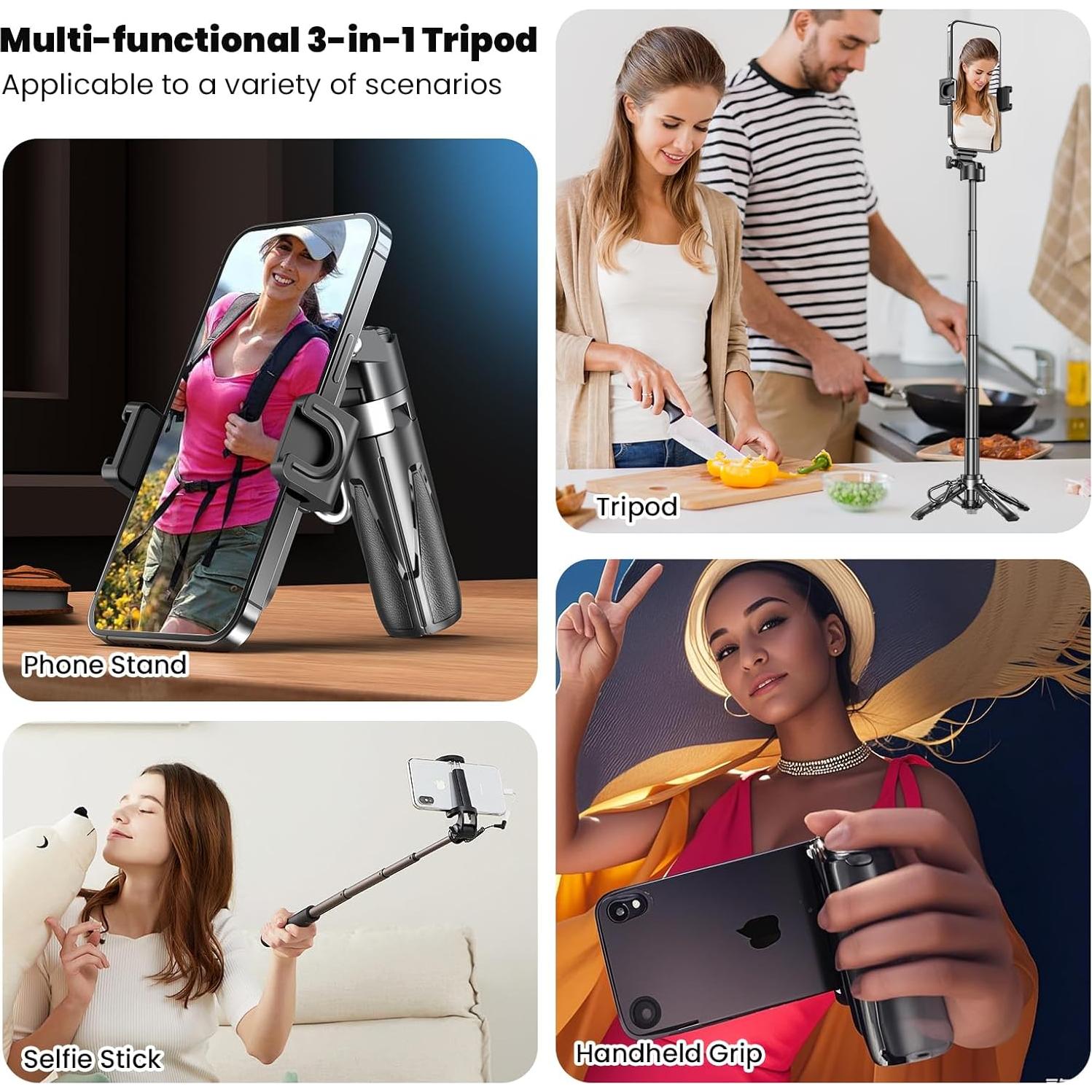 Mini Trípode Selfie YXYaoZhengYiGeYi 41.5cm con Control Remoto