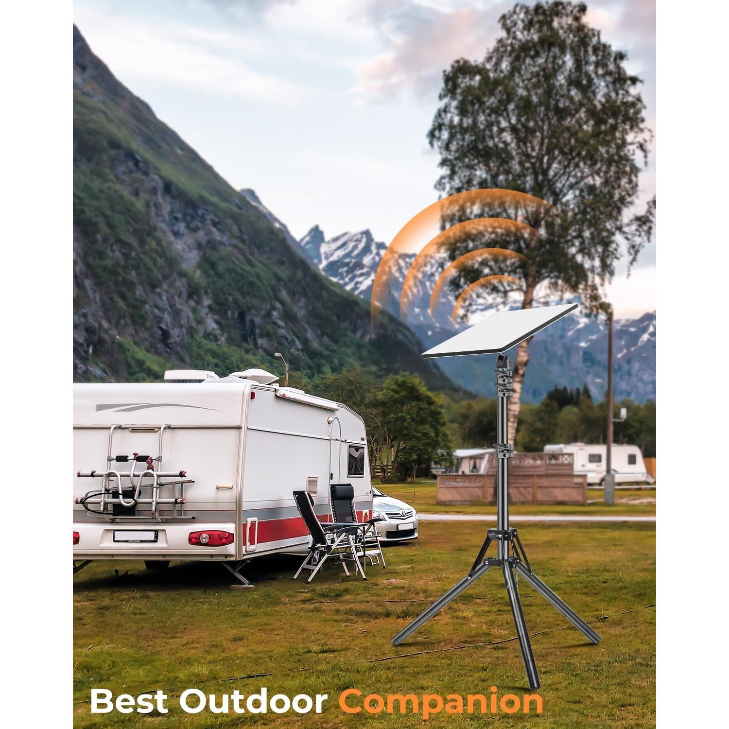 Soporte de trípode mini Nexiview para Starlink, altura 3 niveles