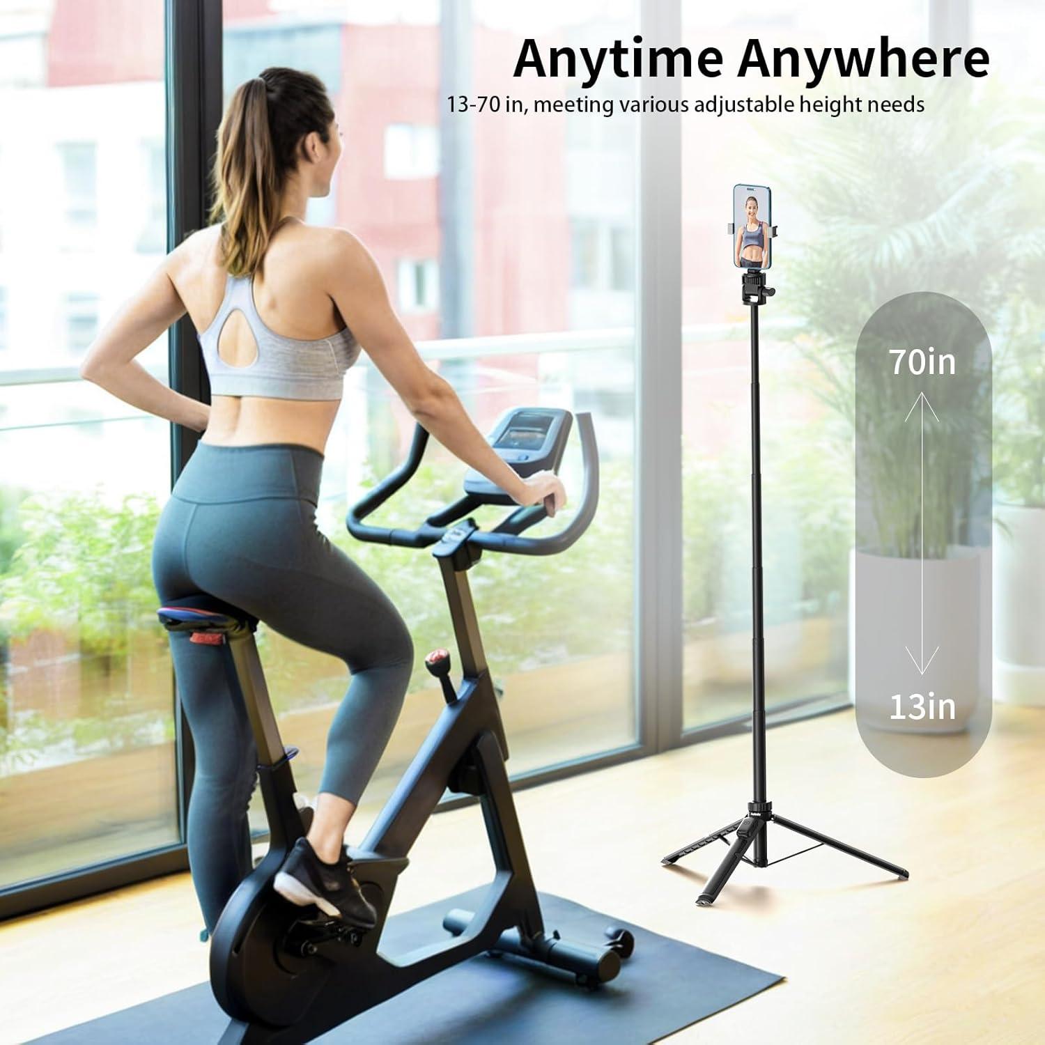 Trípode Extensible Auleda 70" (177.8 cm) para GoPro y Smartphone