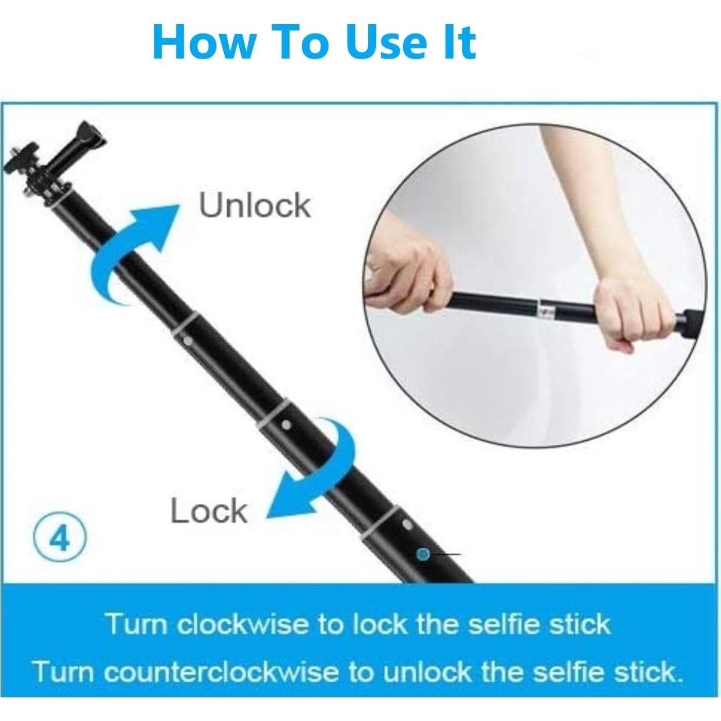 Palo de Selfie Extensible 88.9 cm NEWYIHOKJ con Trípode y Control Remoto